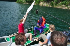 Squid Man goes fishin'